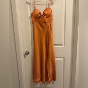 Hello Molly Orange dress. Size small.
